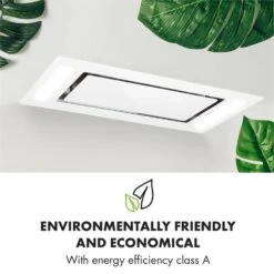 Gusteau Remy Einbau-Set Backofen + Einbau-Haube 2950W Weiß Edelstahl -Einrichtungsgeschäft 60002591 yy 0008 logo Klarstein Remy Deckenhaube 90 cm weiss