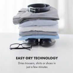 ShirtButler Pro Automatisches Trocknersystem Hemd / Hose / Schuhe 1200W 2-in-1 70°C Timer Weiß -Einrichtungsgeschäft 60002670 yy 0005 logo Klarstein ShirtButler Pro Trocknersystem weiss